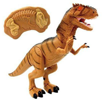Dinozaur de jucărie pentru copii de la telecomandă: o recenzie, tipuri, producători și recenzii