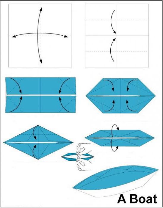 origami barca