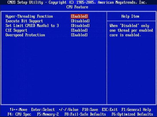 intel hyper threading tehnologie 