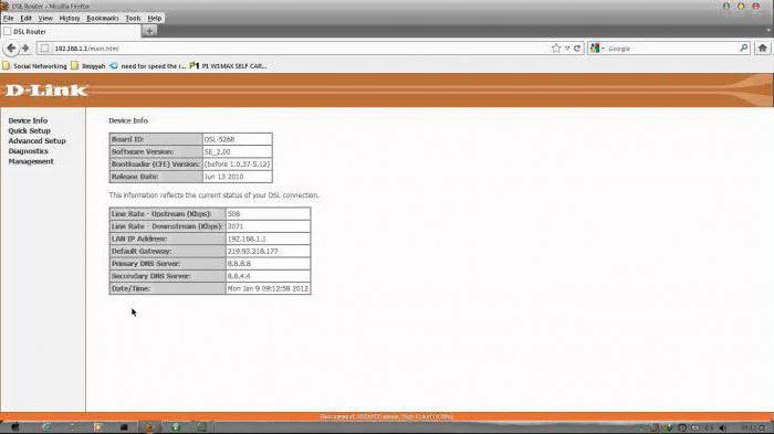 Configurarea D-Link DSL-2640U: Instrucțiuni pas cu pas