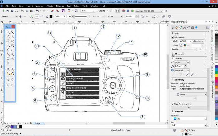 CorelDraw pentru lucrul cu grafica vectoriala