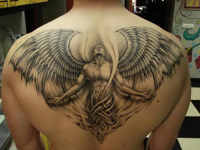 tattoo înger și demon