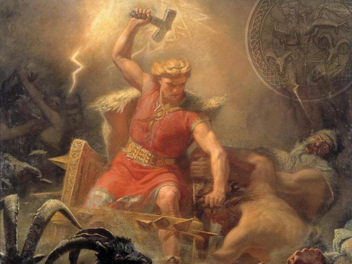 zei scandinavi: Heimdal, Hermod Viteazul Tyr, Vølund, Aegir, Utgard-Loki, Thor, Odin. Mitologia scandinavă