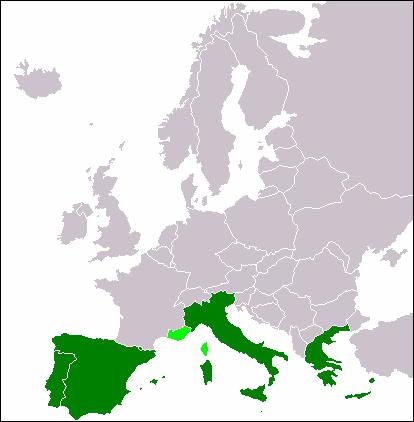 Regiunea de Sud Europa. Locație, climă, caracteristici culturale