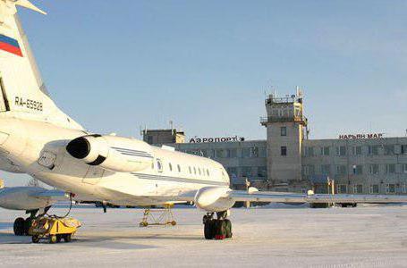 tabloul de bord al aeroportului naryan mar 