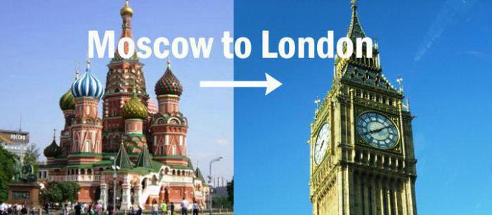 cum să zboare spre Londra de la Moscova timp de zbor direct 