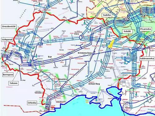 Conducta de gaze către Europa prin Ucraina